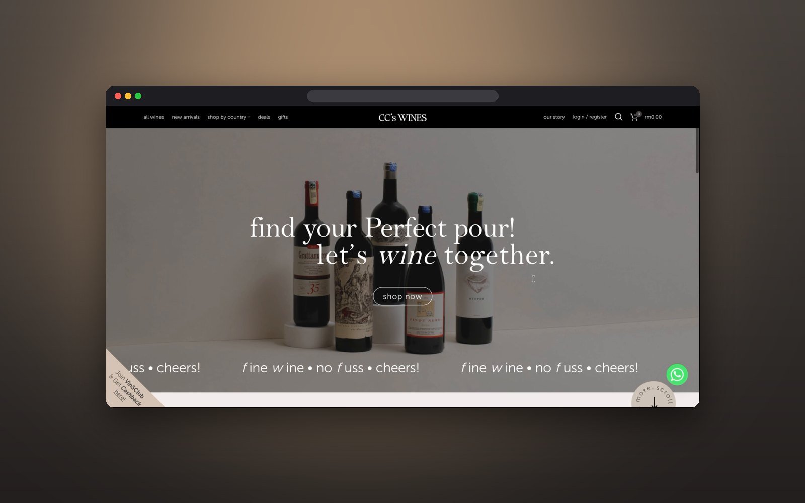 CC's Wines project preview