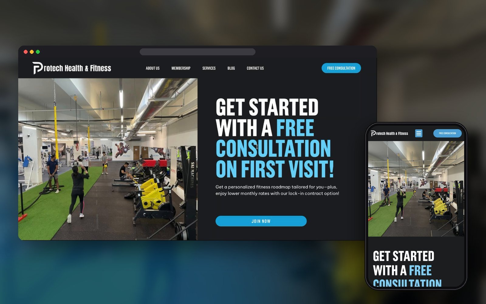 Protech Health & Fitness project preview